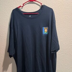 Psycho Bunny Graphic Tee – Black – 5XL – 100% Pima Cotton